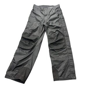 Solstice Microshed Black Men's Large Lined Waterproof Hiking Full-Zip Pants